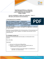 Guía de Actividades y Rúbrica de Evaluación - Unidad 2 - Tarea 3 - Mercado y Decisiones Microeconómicas (2)