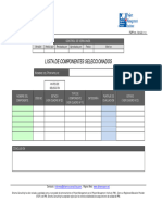 FGPF - 100 - Lista de Componentes Seleccionados