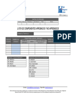 FGPF - 170 - Lista de Componentes Aprobados y No Aprobados