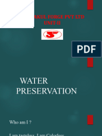 Water Preservation
