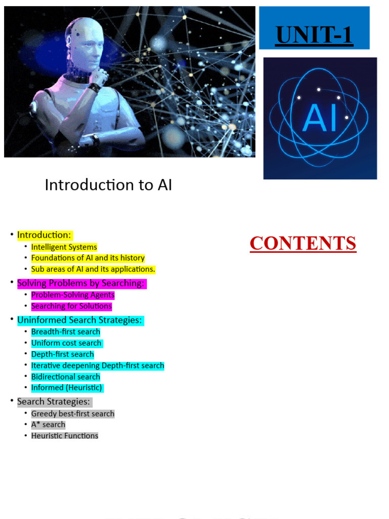 Introduction to Artificial Intelligence Concepts | PDF | Artificial ...