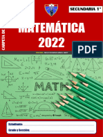 1° Carpeta de Recuperación - Matemática