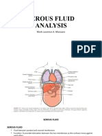 12 Serous Fluid Analysis STUDENT