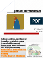 Management Entrenchment