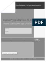 Manual Del Alumno 2023 Propedéutico Español 3er Semestre