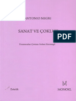 Antonio Negri - Sanat Ve Çokluk