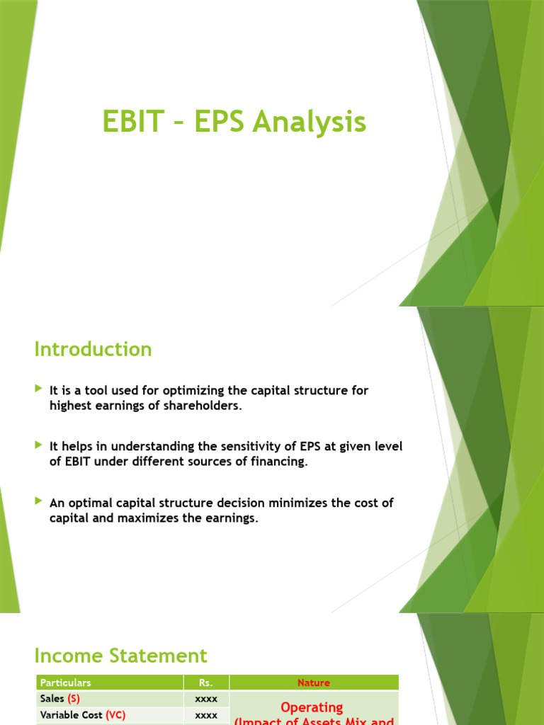 EBIT EPS ANALYSIS PDF