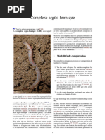 Schéma du Complexe Argilo-Humique | PDF