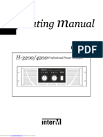 Professional Power Amplifier: Downloaded From Manuals Search Engine