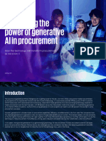 Unleashing Power Gen Ai in Procurement