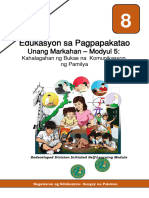 Redeveloped Division Initiated Self-Learning Module: Kagawaran NG Edukasyon - Sangay Na Palawan