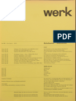 Werk Schweizer Monatsschrift Fur Architektur Kunst Kunstlerisches Gewerbe (Periodico) 1958 - 5