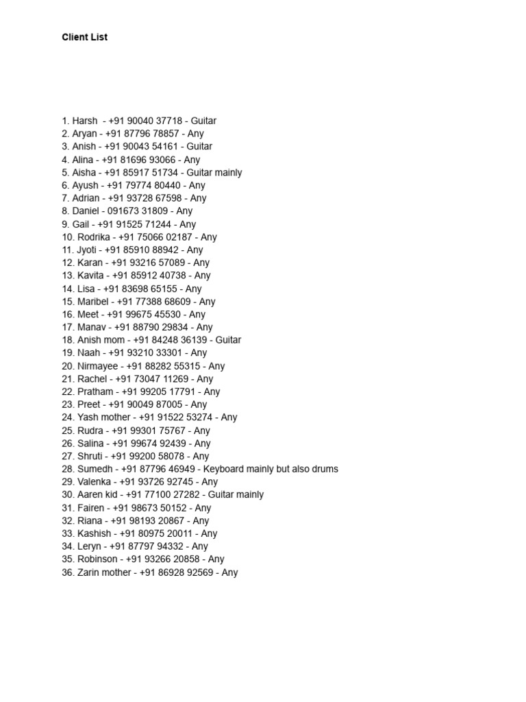Polycom Desktop Connector Client List