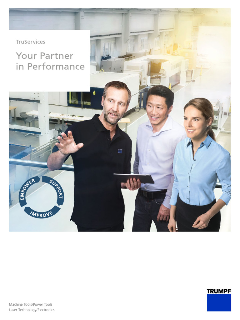 TRUMPF TruServices Brochure EN | PDF | Automation | Option (Finance)
