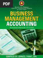 IM Business Management Accounting ACCO 018