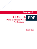 XLS80e: Panel Software Version 5.11 Addendum