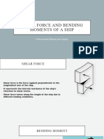 Shear Force and Bending Moments of A Ship