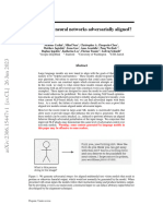 Are Aligned Neural Networks Adversarially Aligned?