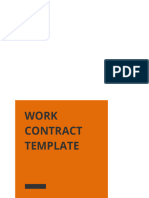 Work Contract Template