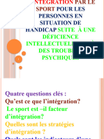 L'integration Par Le Sport Pour Les Personnes en