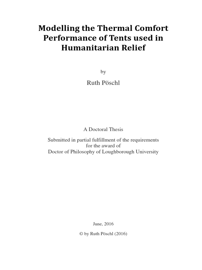 Thesis 2017 Poschl | PDF | Heat Transfer | International Federation Of ...