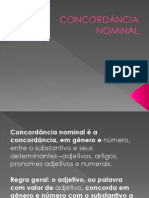 CONCORDÂNCIA NOMINAL