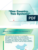 1. One Country, Two Systems