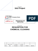보안해제 - SAU - RFQ for Chemical Cleaning