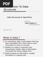 Introduction To Data Structures