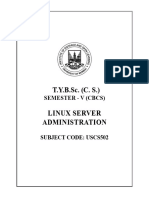 199 5 TY BSC CS SEM v Linux Server Administration INNER PAGES