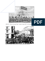 công nhân ở Petrograd xuống đường biểu tình trong cuộc Cách mạng Tháng Hai