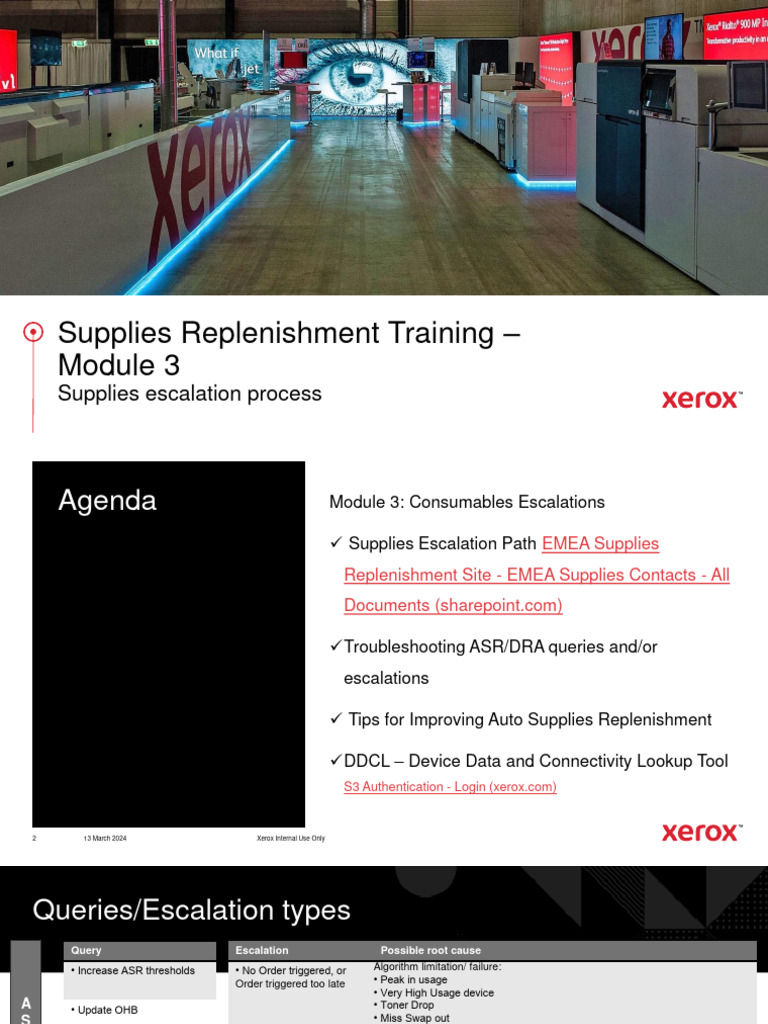 Supplies+Replenishment+Training+ +module+3 Escalation PDF | PDF ...