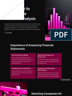 Introduction To Comparative Financial Analysis