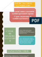 Лекція 13 Строки Заяви по суті справи