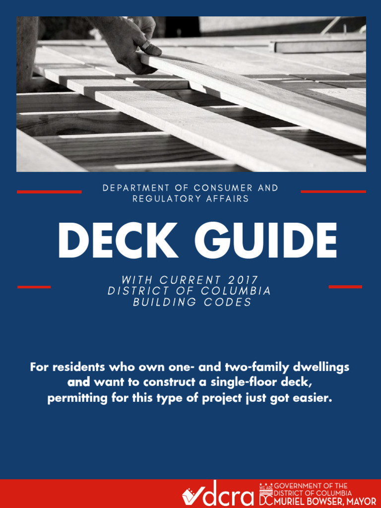 DC Deck Construction Guidelines 2017 | PDF