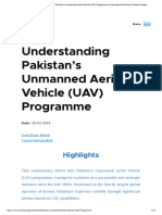 Understanding Pakistan's Unmanned Aerial Vehicle (UAV) Programme - Mehdi & Bhat