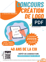 Affiche - Concours Création Du Logo 40 Ans COI