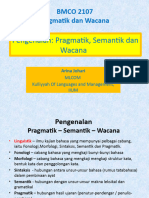 BMCO 2107 Pragmatik Semantik Wacana