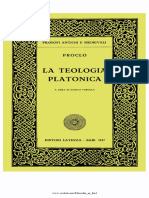 1. Proclo - La Teologia Platonica