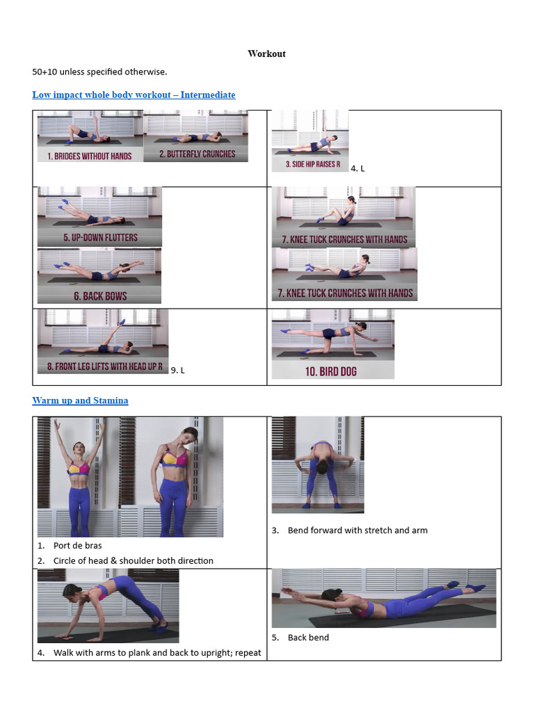 Workout Pdf