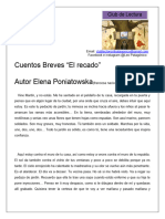 Elena Poniatowska. Cuento El Recado