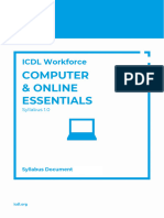 ICDL Computer & Online Essentials Syllabus 1.0 - Eng