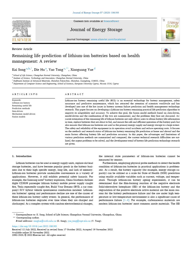 3.remaining Life Prediction of Lithium Ion Batteries Base - 2023 ...