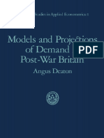 Deaton Models and Projections of