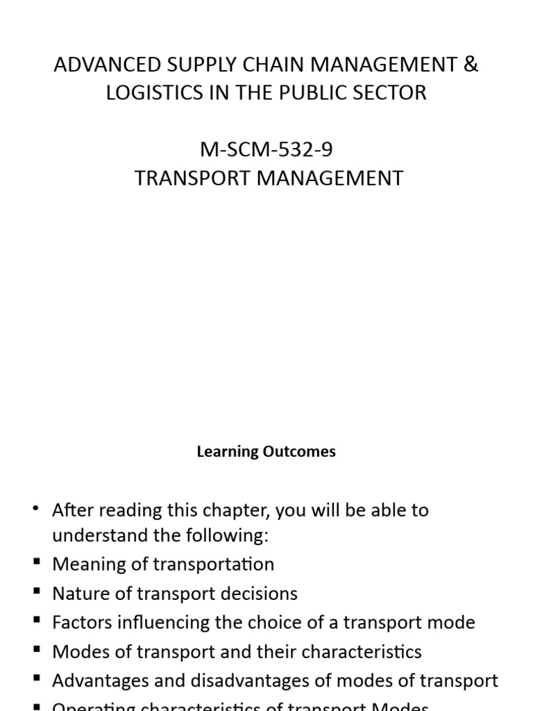 2014 Transportation Management | PDF | Transport | Cargo