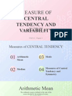 Chapter 4 Measures of Central Tendency and Variability