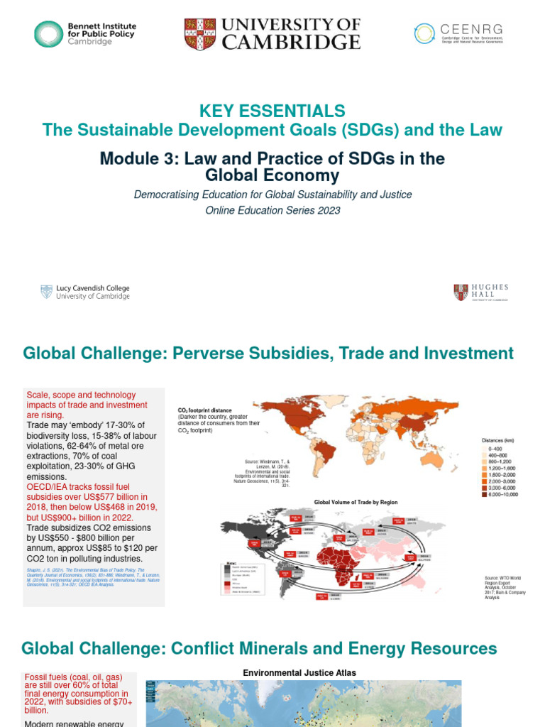 Materials For Module 3 Key Essentials The Sustainable Development