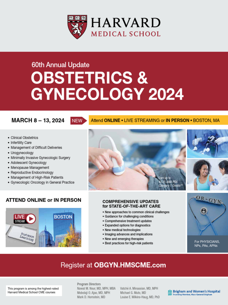 OBGYN 2024 Brochure - Web | PDF | Obstetrics And Gynaecology | Infertility