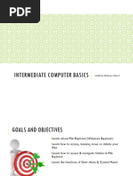 Intermediate Computer Basics