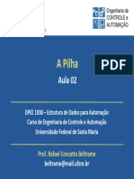 Estrutura de Dados - Aula 10 - Pilha